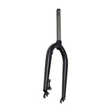 Front Fork for the Swagtron EB6 Bandit Fat Tire Electric Bike, showcasing a streamlined black and silver design, perfect for replacing damaged or rusty forks to ensure safe and smooth rides.