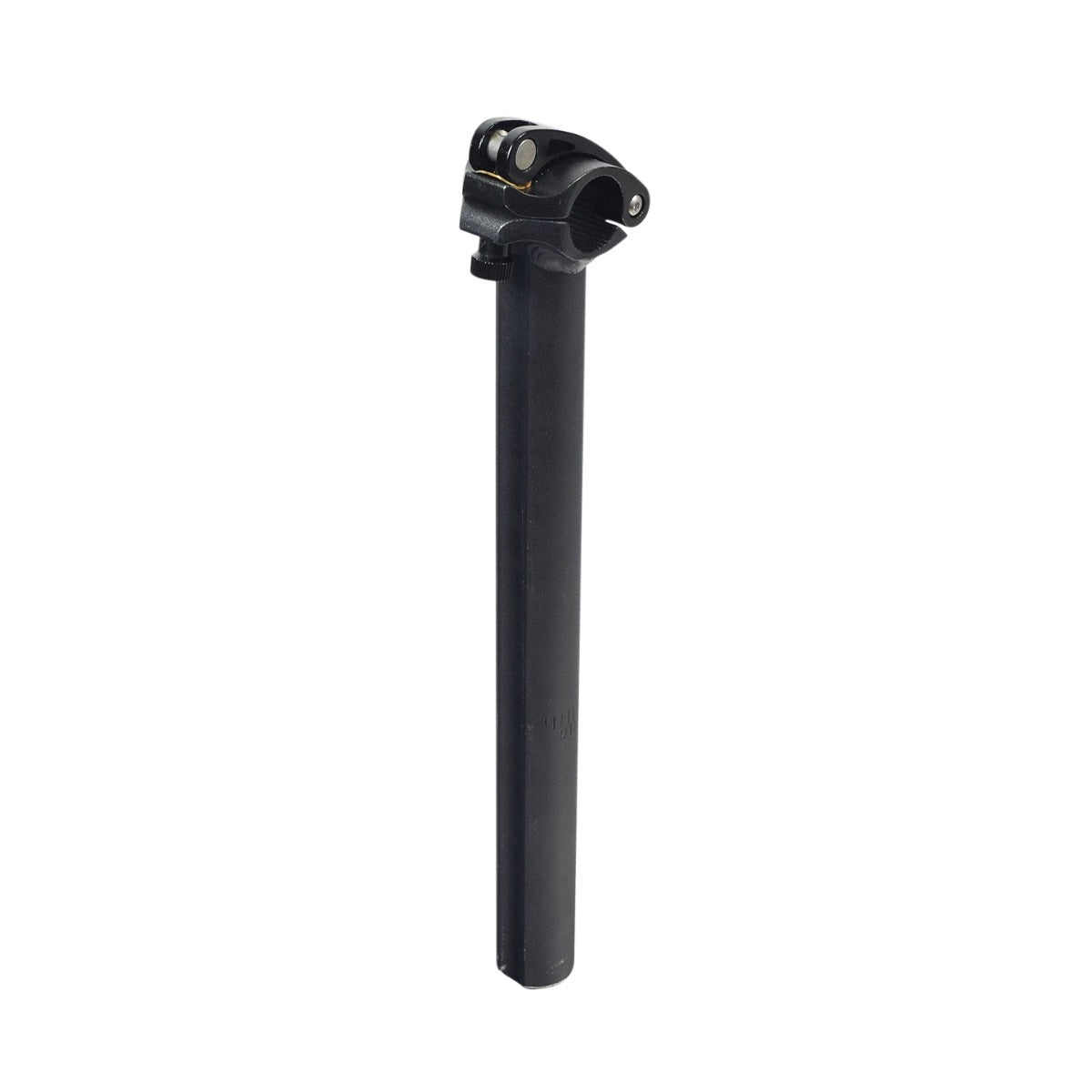 Handlebar Clamp Stem for the GOTRAX EBE1 Folding Super Sport Bike 16 featuring a sleek matte black finish, designed to securely connect the handlebars to the bike frame.