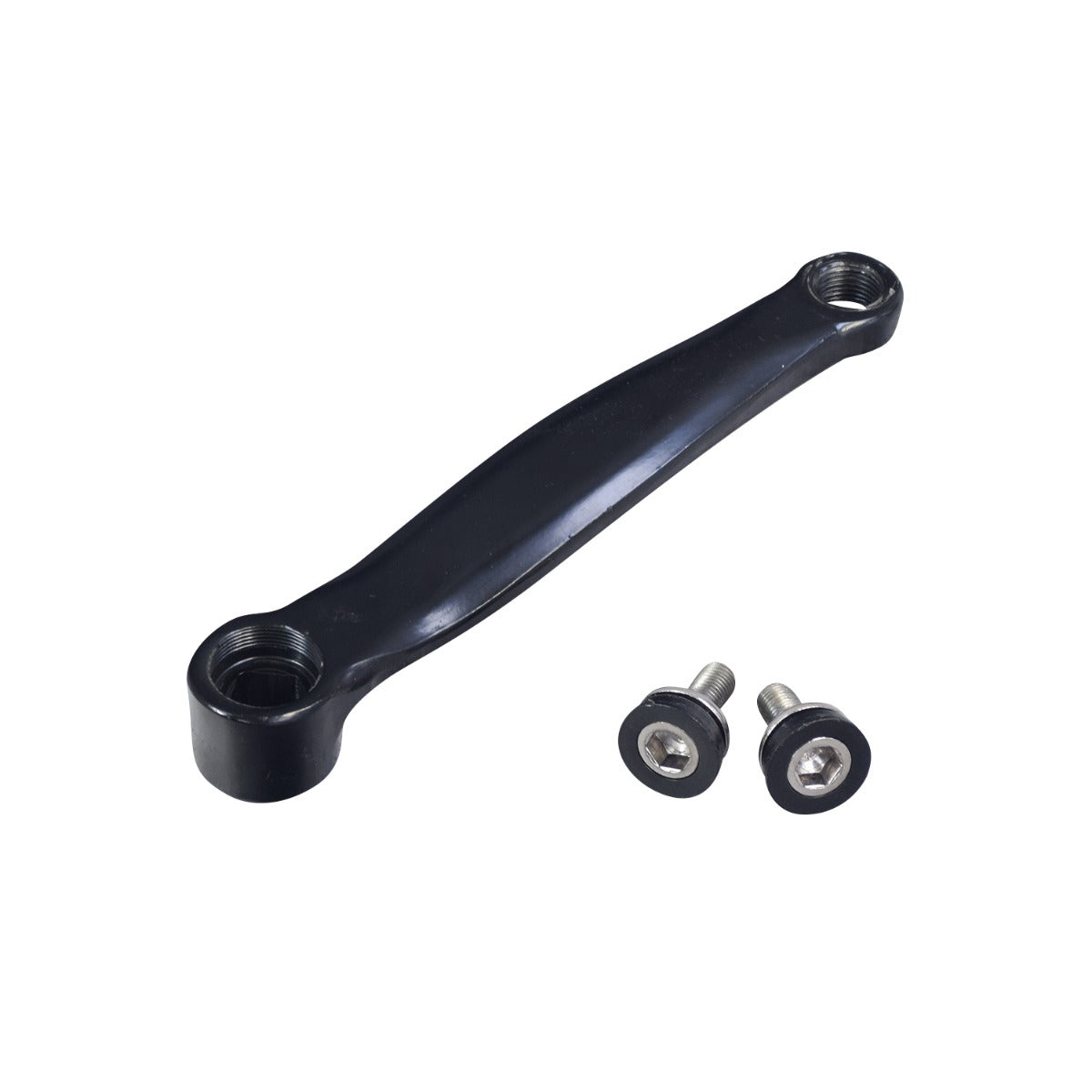 Crankshaft Set with Sprocket for the GOTRAX EBE1 Folding Super Sport Bike 16, featuring black plastic handles, screws, pedal stems, and a 52-tooth sprocket.