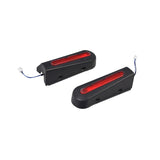 Rear Deck Light Assembly for the Ninebot ES2 Electric Scooter, featuring two black rectangular units with red lights and reflectors, including necessary wiring harnesses for installation.