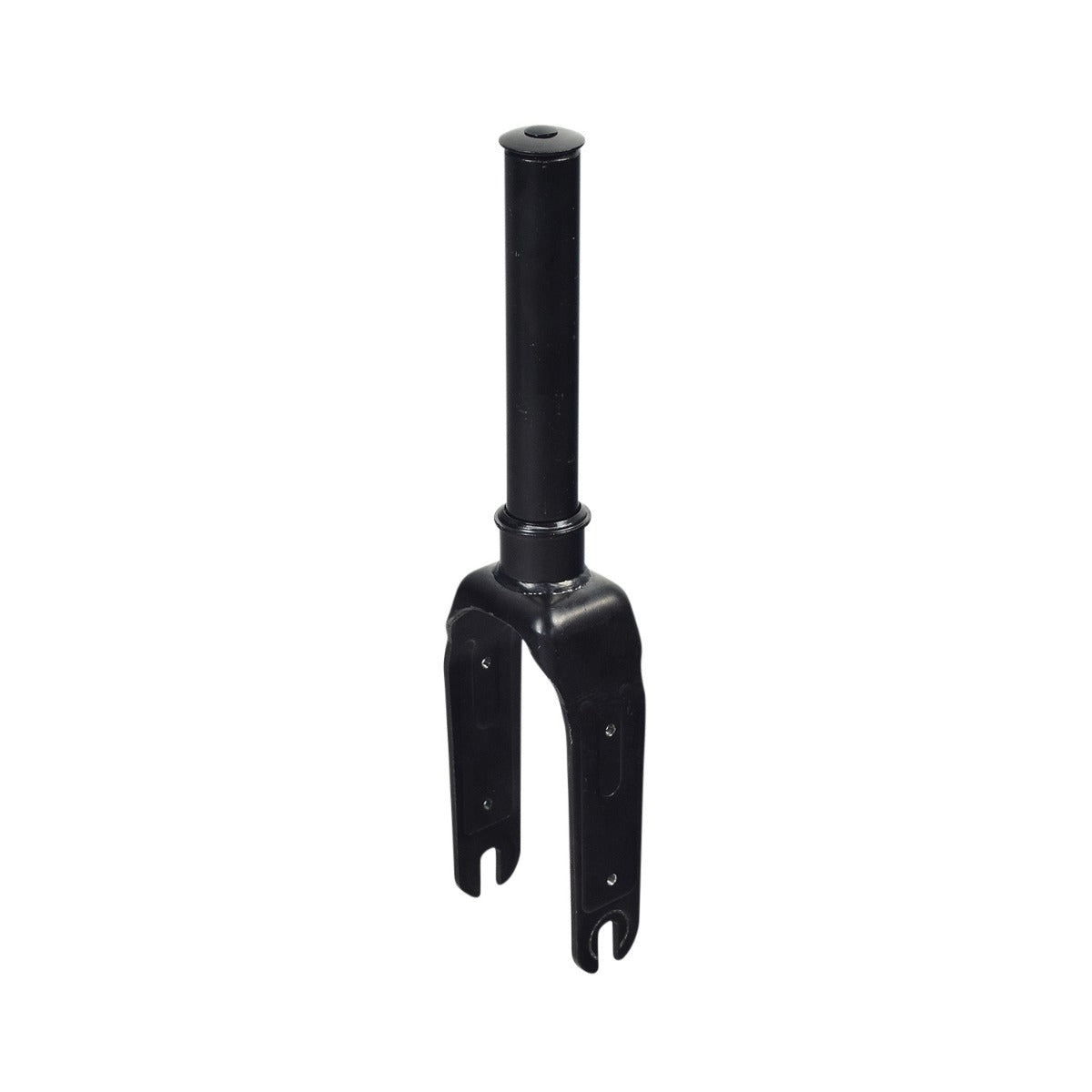 Front Fork for the Hiboy® S2 Pro Electric Scooter, a black metal fork with a long handle, designed to hold the hub motor/front wheel and axle, ensuring safety and stability.