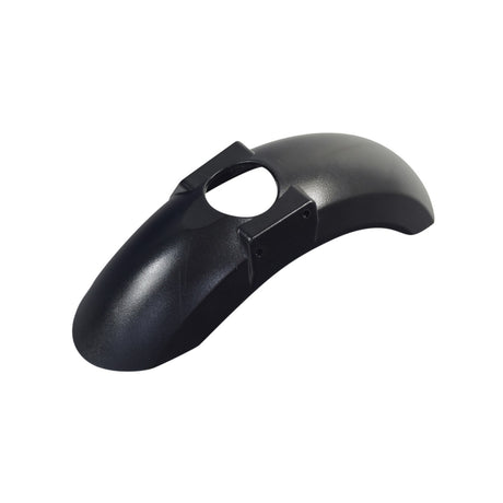 Front Fender for GOTRAX Apex & Apex XL Electric Scooters, featuring a black plastic design with a central hole, made of durable ABS to prevent mud and water splashes.