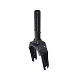 Front Fork for GOTRAX Apex & Apex XL Electric Scooters: a black metal object with a long handle and holes, designed to hold the front wheel and axle, ensuring a safe and smooth ride.