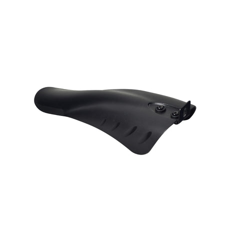 Rear Fender for the Jetson® LX10 Folding Electric Bicycle, featuring a screw and black handle, designed to minimize mud and water splash, includes mounting bracket for easy installation.