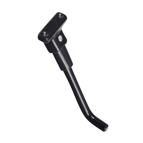 Kickstand for the GOTRAX XR Elite Electric Scooter, featuring a durable black metal stand with visible screws and a close-up of a black metal tube, designed to keep your scooter upright.