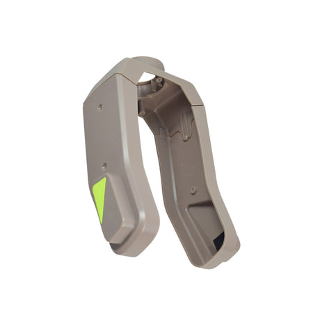 Plastic Fork Cover for Razor C35 & C35 SLA Electric Scooters, showing a grey plastic device with a green label, designed to protect the front wheel fork from damage and enhance the scooter's style.