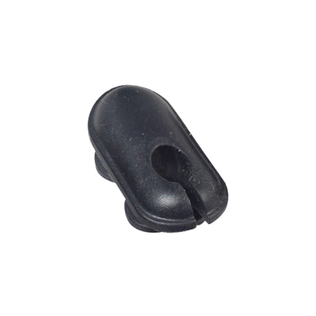 Rubber Grommet for Electric Folding Scooters: a black silicone plug with a central hole and split design for easy wire passage and moisture sealing.