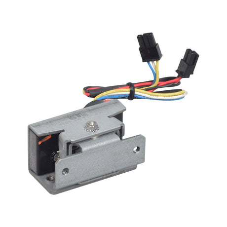 Throttle Potentiometer for the EV Rider Transport Folding Scooter, featuring a small metal device with visible wires and screws, crucial for replacing malfunctioning scooter throttle components for smoother operation.