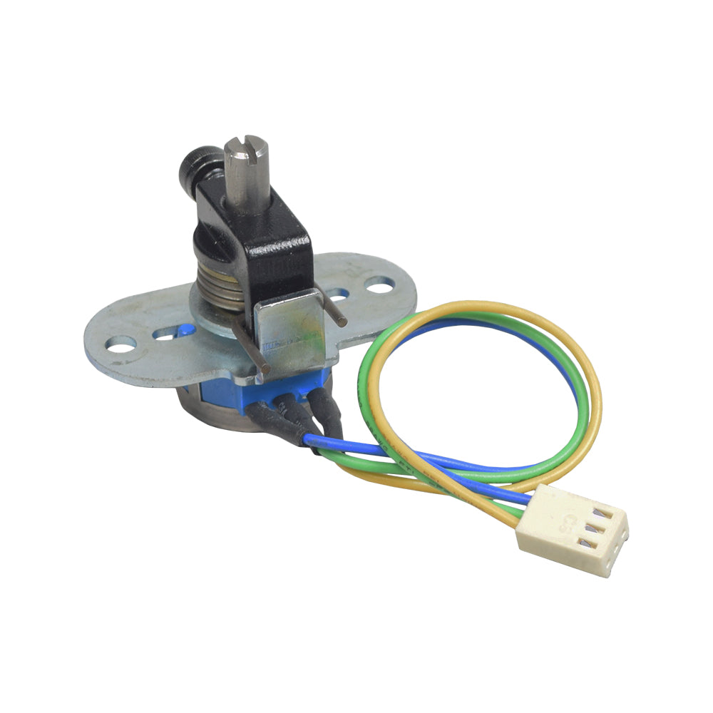 Throttle Potentiometer for the EV Rider Transport AF (S19AF) - a small metal device with visible wires and connectors, crucial for controlling the scooter's forward and reverse functions.