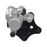 Left & Right Rear Brake Caliper Set for the eWheels EW-36 Scooter, featuring a matching pair of silver and black mechanical devices with integrated brake pads, designed for robust braking performance.