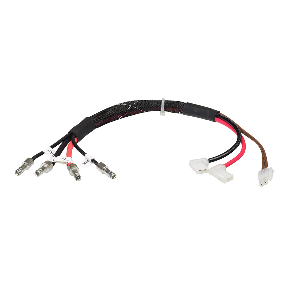 Electronic Assembly (Controller/Motor/Brake) Connector Housing for Go Go Elite Traveller, LX, Sport and Ultra X, featuring a visible black and red electrical wire and cable with connectors.