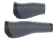 Close-up of the Ergo Form Locking Handlebar Grips, showcasing the textured black rubber grip and ergonomic design, ideal for enhancing comfort and control on bikes or scooters.