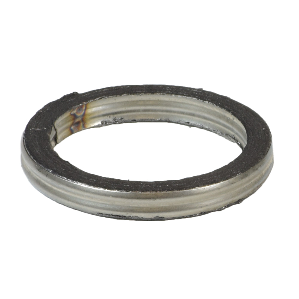 GY6 Exhaust Gasket - 40 mm OD, 30 mm ID: A round metal ring with a central hole, designed for durability, suitable for various 125cc to 250cc GY6 engine motor scooters, go-karts, and ATVs.