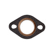 Exhaust Gasket for 50cc, 125cc, and 150cc GY6 Engines: Close-up of a circular gasket, featuring a sturdy construction suitable for NCY engines, showcasing its detailed contours and texture.