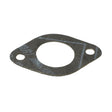 24.5 mm Intake & Exhaust Gasket for ATVs, Dirt Bikes, & Go Karts; a black metal gasket with a 24.5 mm diameter hole, designed for versatile applications.