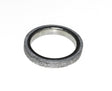 Exhaust Pipe Gasket for GY6 139QMB 50cc, 125cc, and 150cc Engines; a round silver metal ring featuring an inner black ring, suitable for most scooters, ATVs, and buggies with specified engines.