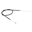 26 Scooter Brake Cable shown with a black cable sleeve and a round attachment, designed for Razor PowerWing and Razor Sweet Pea PowerWing scooters.