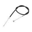 18 Scooter Brake Cable with black sleeve and silver tips, suitable for gas and electric scooters.