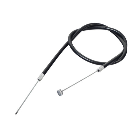 18 Brake Cable for the Razor DXT Drift Trike, featuring a black cable with silver tips, designed for easy installation and economical replacement of the original cable.