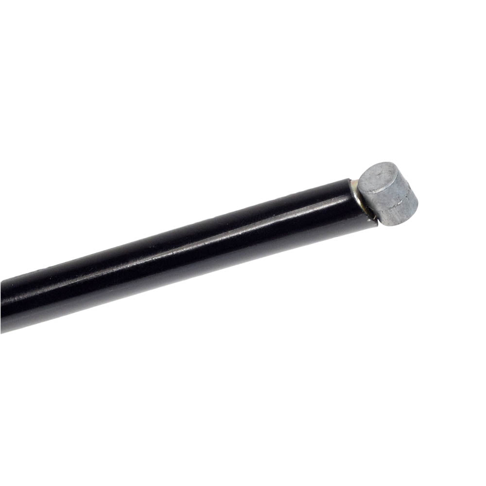 Brake Cable for the Tomberlin Firehawk 6.0 Hp Mini Bike, showcasing a black pencil-like structure with a metal tip, representing the brake cable’s design and functionality.