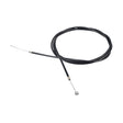 74 Scooter Brake Cable with a silver tip, suitable for various gas and electric scooters, including the Dynacraft Hello Kitty City Cruiser.