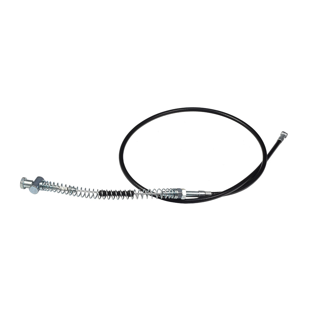 29 Brake Cable for the Motovox MVX70 Pit Bike, featuring a black cable with an integrated metal spring, designed for optimal braking performance.