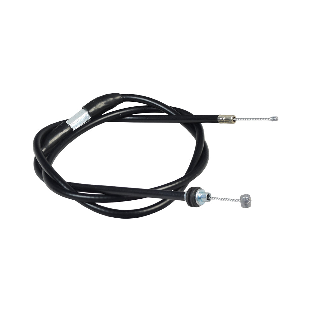 34 Brake Cable for Rollators & Wheelchairs, featuring metal ends and a screw ferrule positioned 6-1/2 (165 mm) from the barrel end, suitable for various mobility aid models.