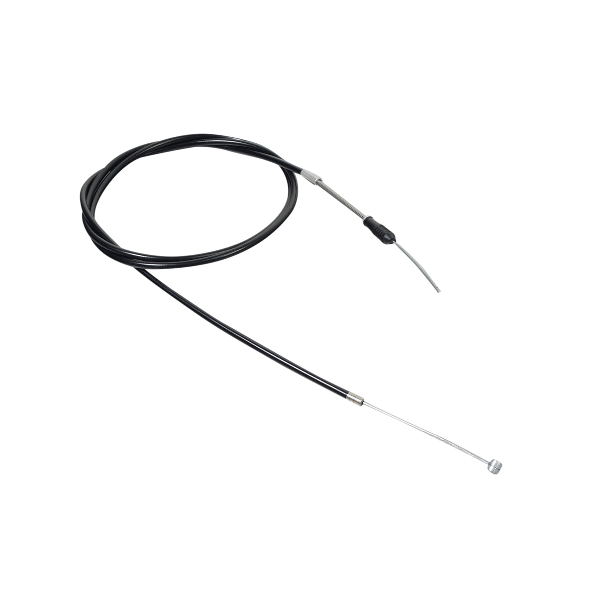 Rear Brake Cable for the Swagtron EB5 Pro Electric Bicycle, featuring a black cable with a silver tip, designed for various applications.