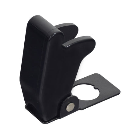 Black Toggle Switch Safety Cover for Electric Mini Bikes, featuring a black object with a hole in the middle, designed to protect against dirt, dust, and moisture for enhanced durability and performance.