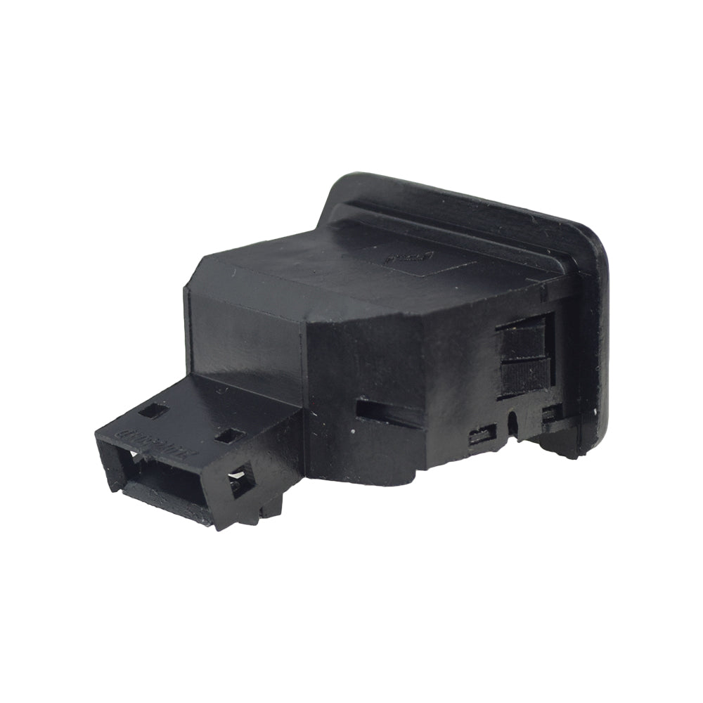 Blinker/Flasher Switch for street gas scooters, 50cc-250cc; features a black plastic connector and two additional connectors.