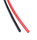 XLR Off-Board Battery Charging Port with Cover & Wires, showing a close-up of the black and red cable attached to the female socket for electric scooter battery charging.