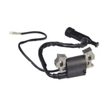 196cc 6.5 Hp Baja Mini Bike MB165 & MB200 ignition coil featuring a black electrical device with attached wires, compatible with most Honda GX200 clone engines.