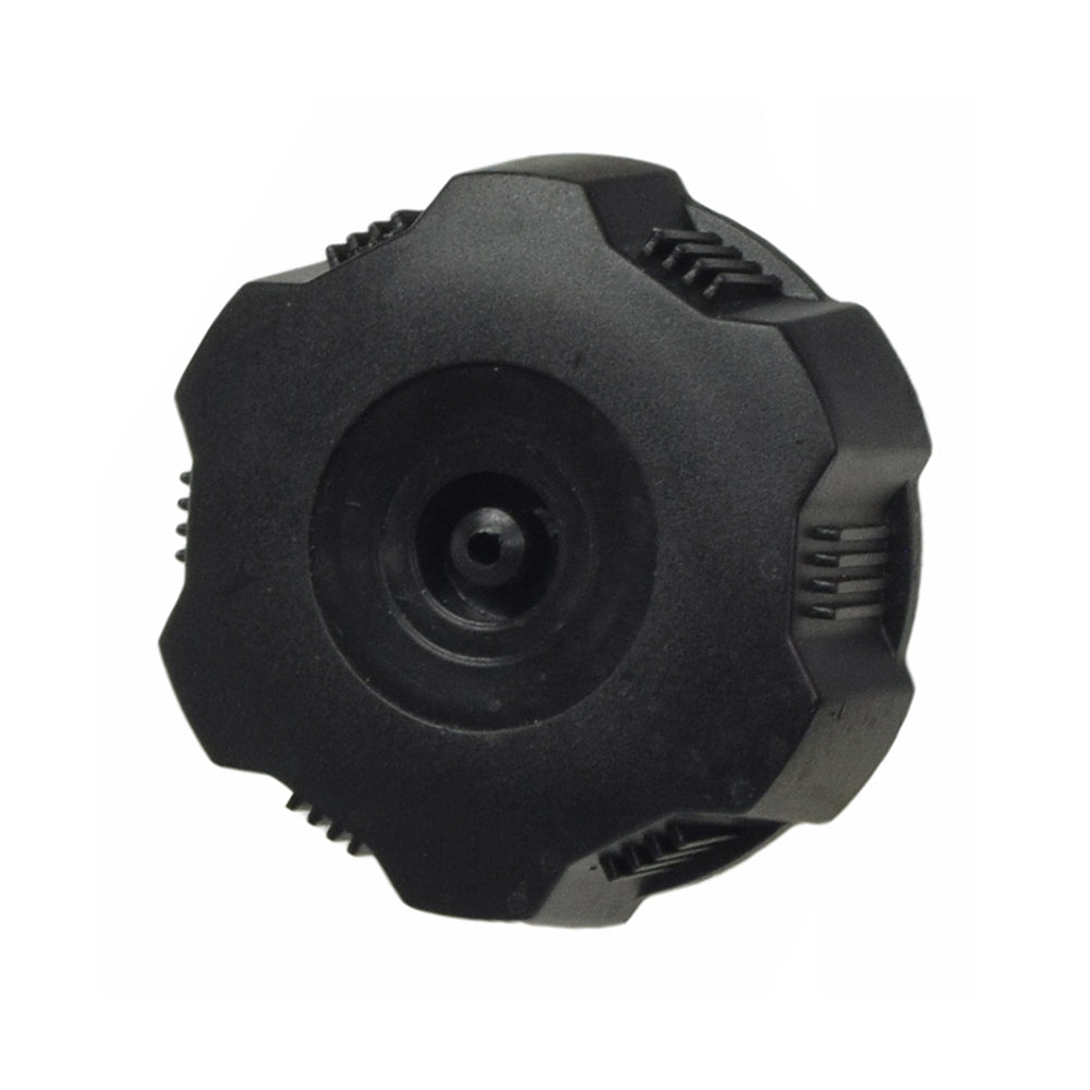 41 mm Fuel Tank Cap for 50cc & 70cc ATVs & Dirt Bikes, featuring a black circular design with a central hole, compatible with specific Baja models.