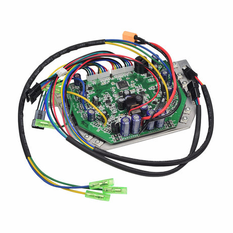 Main Circuit Board Controller for Self Balancing Hoverboards featuring numerous wires and electronic components, ideal for DIY repairs and compatible with various hoverboard brands and models.