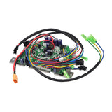 Main Circuit Board Controller for the Coolreall Dreamwalker Hoverboard with multiple wires and green plastic connectors, including an orange rectangular component with metal ends.