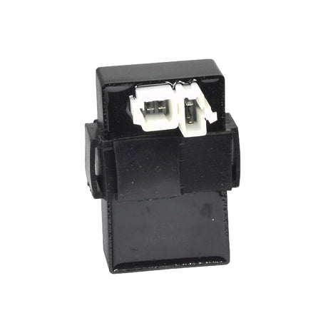 CDI Module for the Coleman AT200-B ATV, featuring a black rectangular body with white 6-pin (4+2 square plug) connectors, designed for easy plug-in installation as an exact replacement for the original CDI.