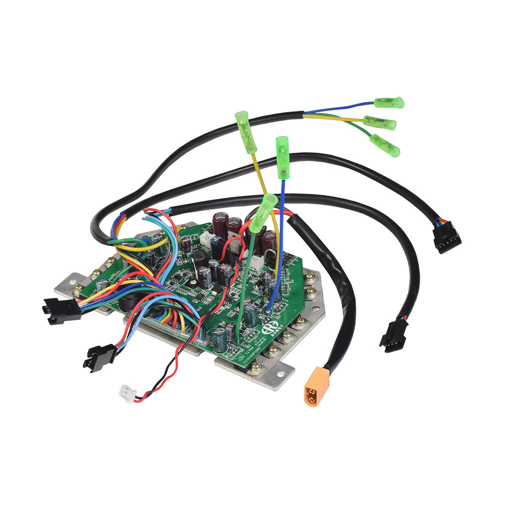 Motor Main & Side Circuit Board Controller Set for Self Balancing Hoverboards featuring multiple wires, cables, and connectors essential for hoverboard functionality.