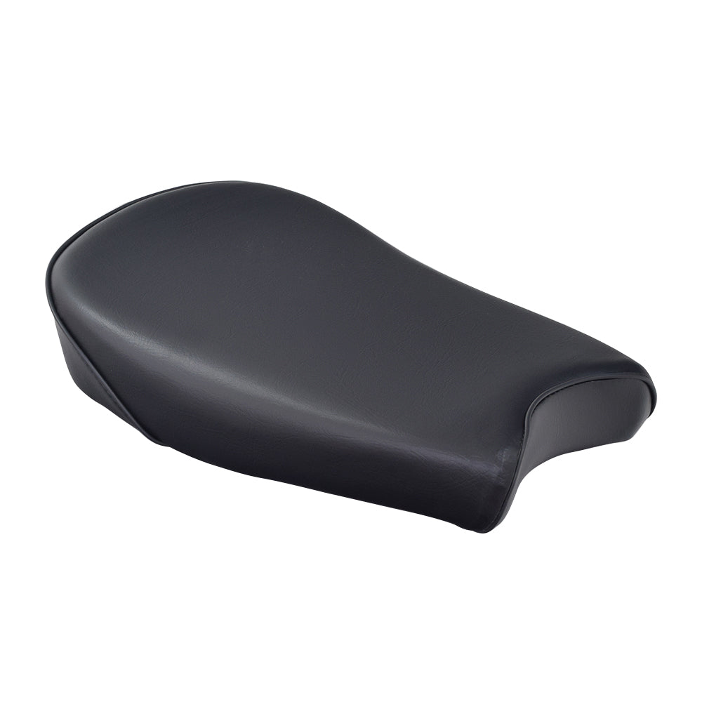 Seat for the Coleman CT200U-EX Mini Bike (Blemished) showing a sleek black leather design, offering a perfect replacement fit.