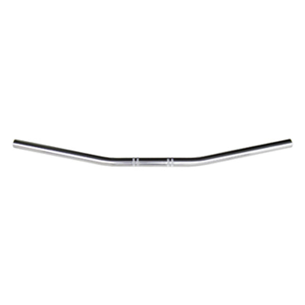 Flat-Track Handlebar for Scooters, shown as a sleek metal bar, designed by NCY for scooters and motorcycles. Suitable for various small vehicles due to its common 7/8 size.