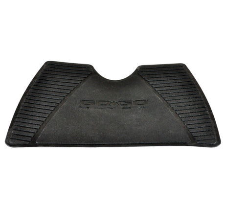 Rubber Floor Mat for Go-Go Ultra (SC40U), designed for 3-wheel models, features an embossed Go-Go Ultra logo. Easy to remove and clean, rejuvenates your Go-Go Ultra 3-wheeler.