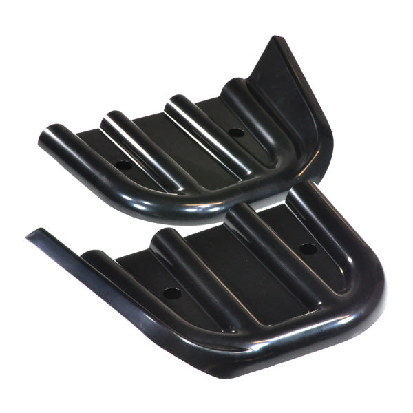 Foot Pedals for the Minimoto ATV (Set of 2) – close-up of a pair of black metal foot pedals, designed specifically for Toyquest's Minimoto ATV.