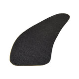 Scuff Guard Footrest Mat for the Pride Victory 3 (SC160/SC1600) – a teardrop-shaped, textured black adhesive pad designed to protect the front shroud from scuffs, fitting either the left or right side.