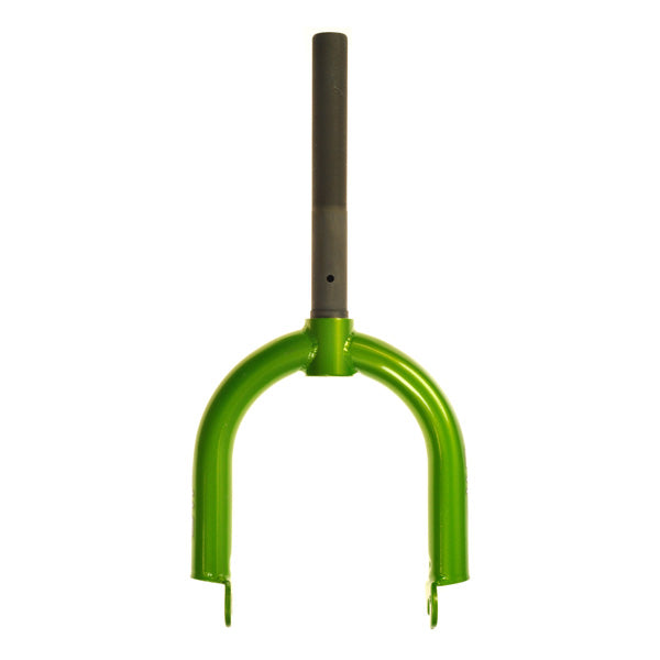 10 Fork for the eZip 4.5 electric scooter, featuring a green fork with a black handle, ready for easy mounting.