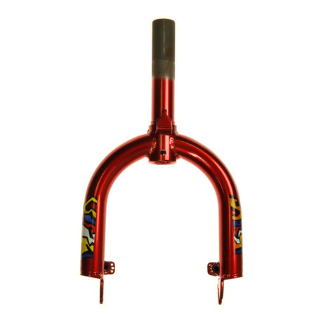 10 Fork for eZip 450 electric scooter, featuring a close-up of the red fork with a sticker and the handlebar, ready for mounting on your eZip scooter.