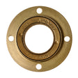 Rear Freewheel Assembly, a gold circular object with holes, designed for scooter rear wheel assemblies to enable coasting by allowing the wheel to spin in reverse.