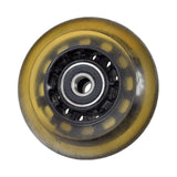 Close-up of the Front Anti-Tip Wheel for the Hoveround® MPV4® and MPV5® (Used), showing the circular design with visible wheel bearings.