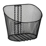 Front Basket Assembly for Pride Legend (SC345) featuring an angled 10-1/4 x 14 x 9 oval wire basket, small bracket, and screws.