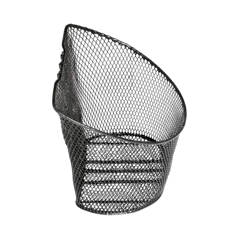 Front Basket for Drive Falcon 3 and Falcon 4 Scooters, featuring a black mesh design with a curved edge, ideal for replacing the original front basket on your scooter.