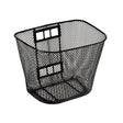 Front Basket for the Invacare Lynx L-3 and L-4 scooters: a black mesh container designed to securely hold personal items, enhancing convenience and safety while riding.