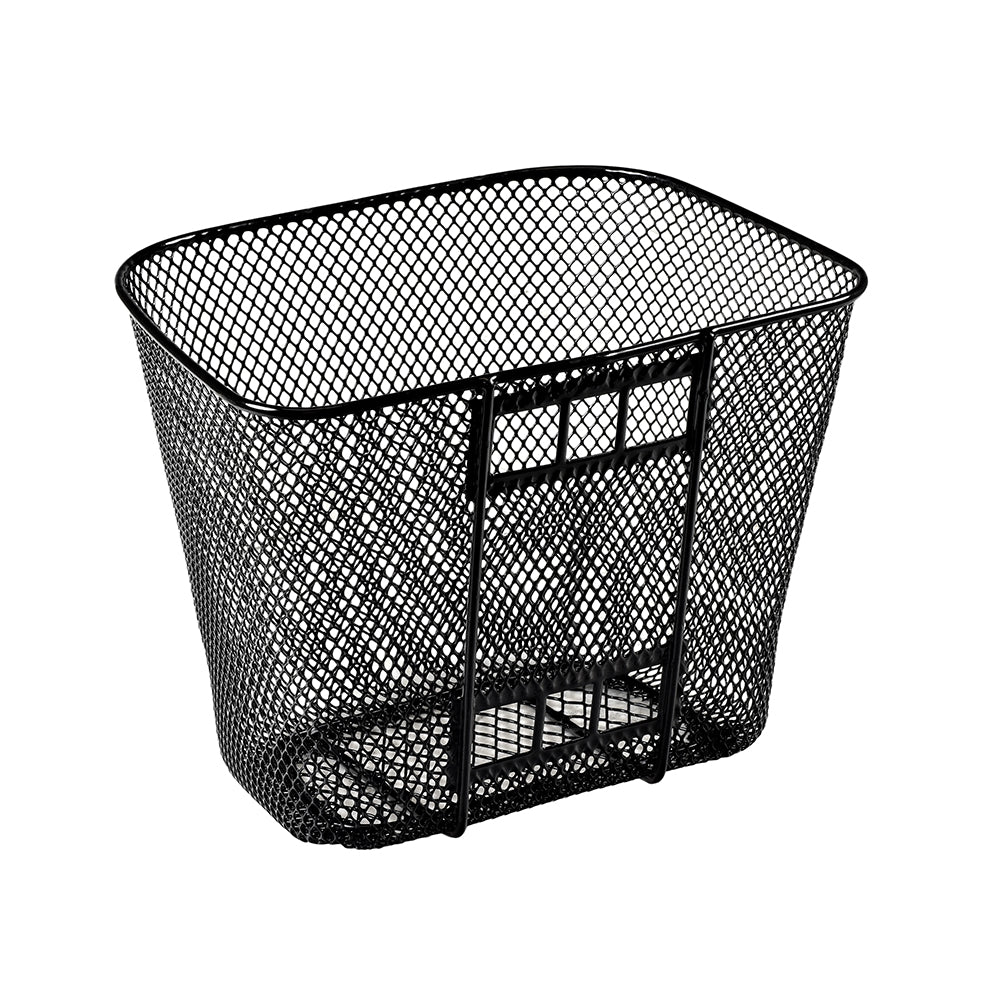 Front Basket for the Invacare Lynx L-3 and Lynx L-4, black mesh design, ideal for carrying personal items while using the scooter.